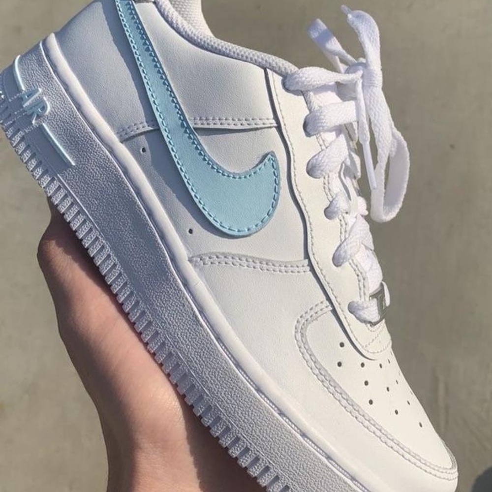 Custom Baby Blue Air Force 1